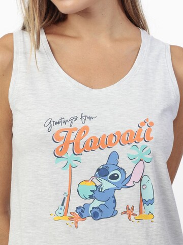 DISNEY - Pijama 'DISNEY Pijama Sin mangas Stitch Beach para Mujer' en gris