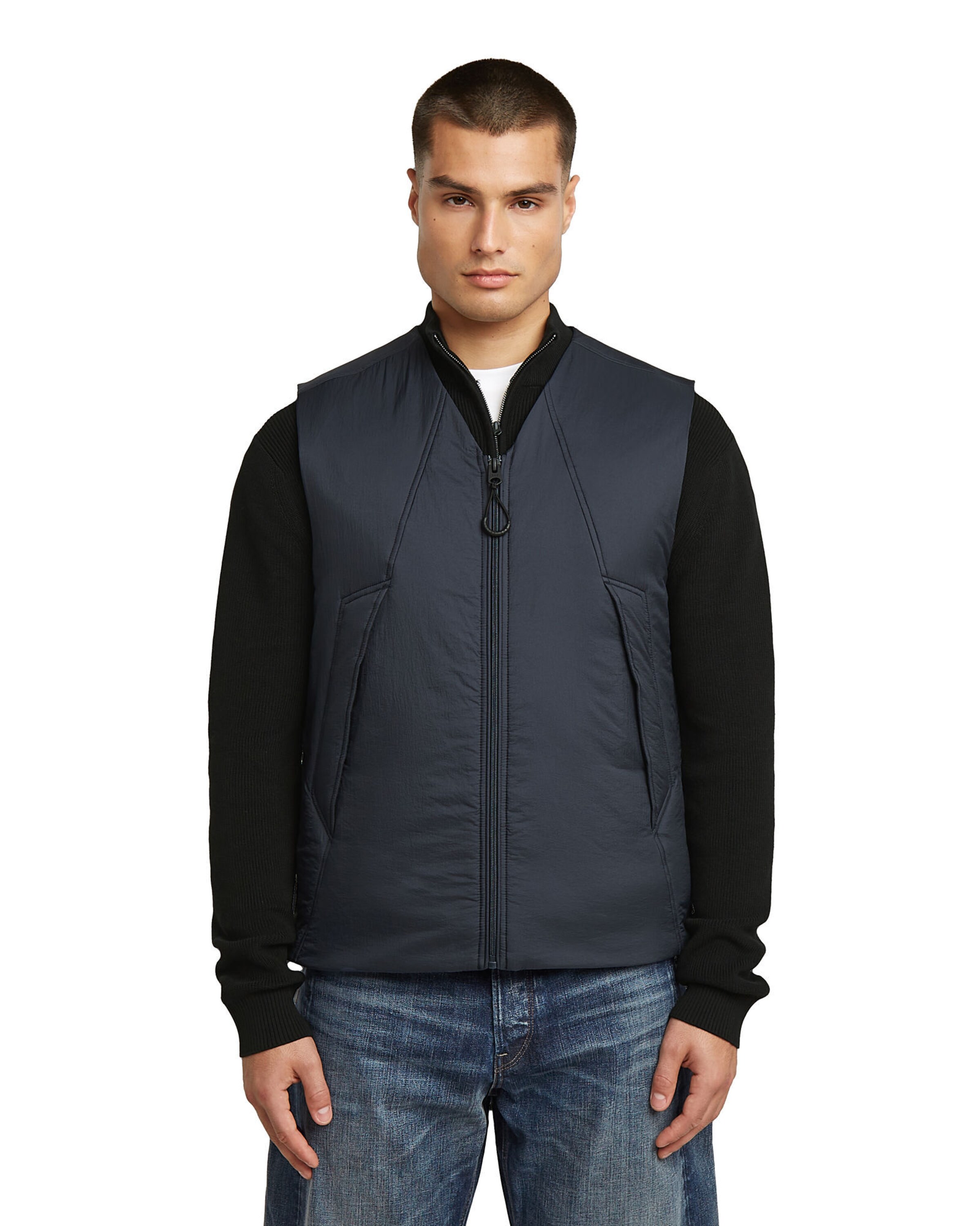 G-STAR Bodywarmer in Blauw: voorkant