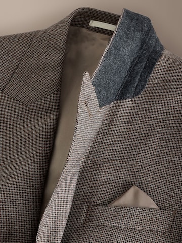 Next Slim Fit Jakke 'Signature' i brun