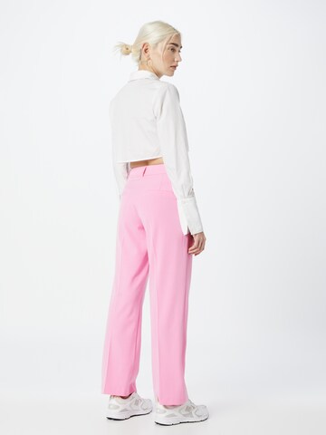rosemunde Lużny krój Spodnie w kant w kolorze różowy