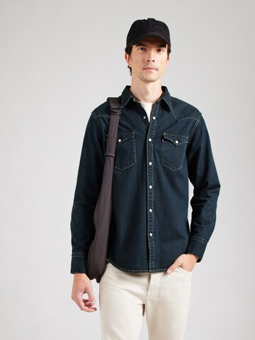 LEVI'S ® Regular fit Button Up Shirt 'BARSTOW WESTERN' in Black: front