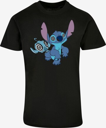 T-Shirt 'Lilo And Stitch - Hypnotized' ABSOLUTE CULT en noir : devant