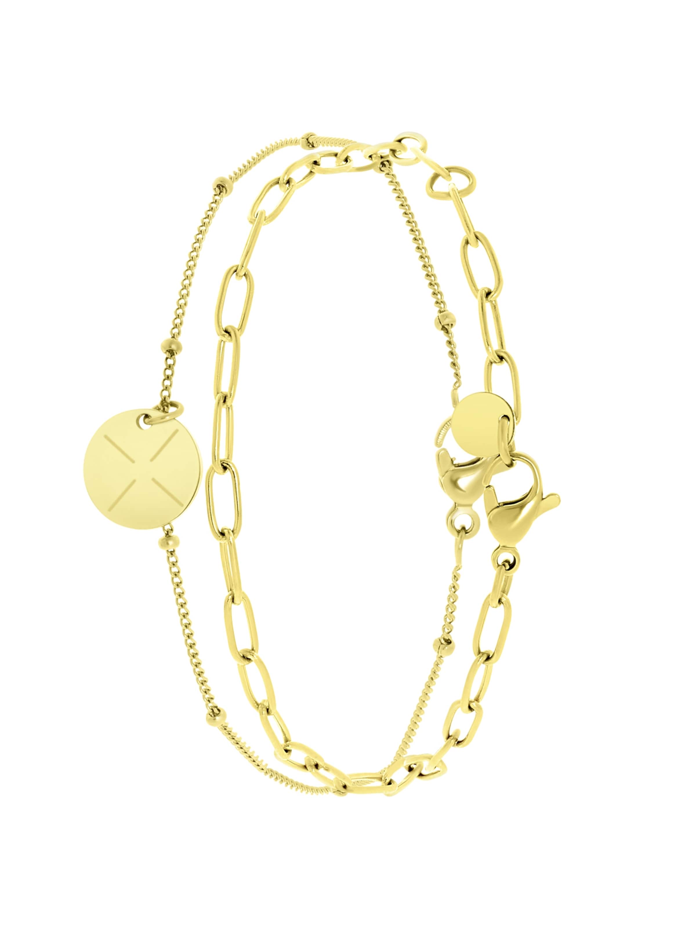 Lucardi Armband in Goud: voorkant