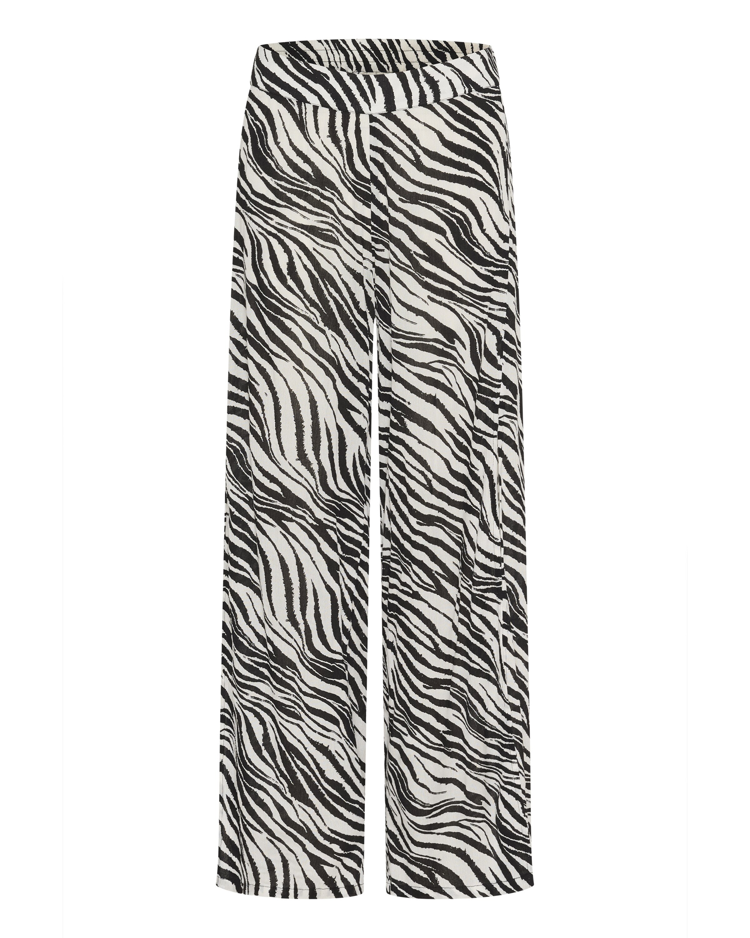 Kaffe Wide Leg Hose in Weiß: Vorderseite