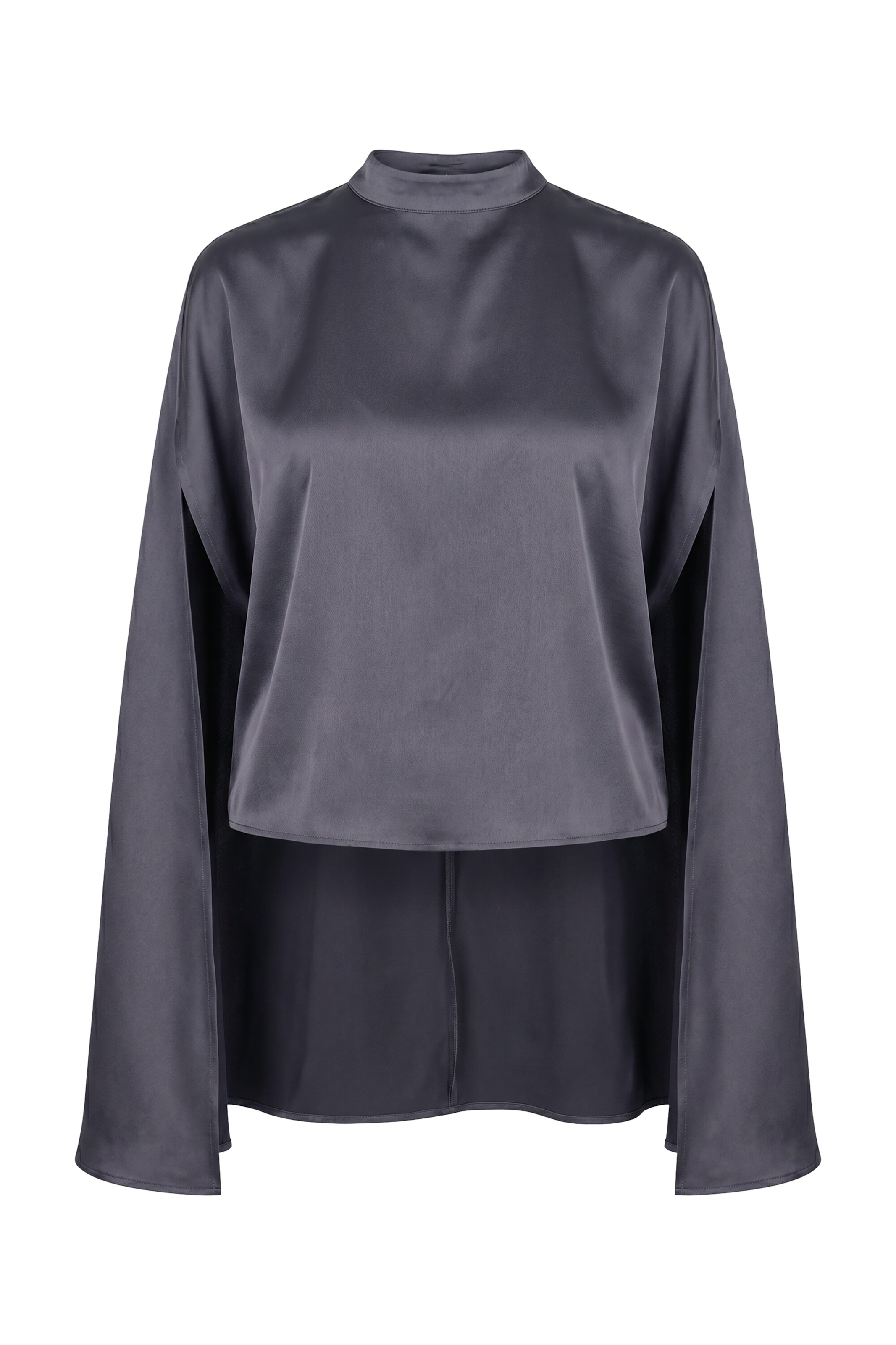 Ulla Popken Blouse in Grijs: voorkant