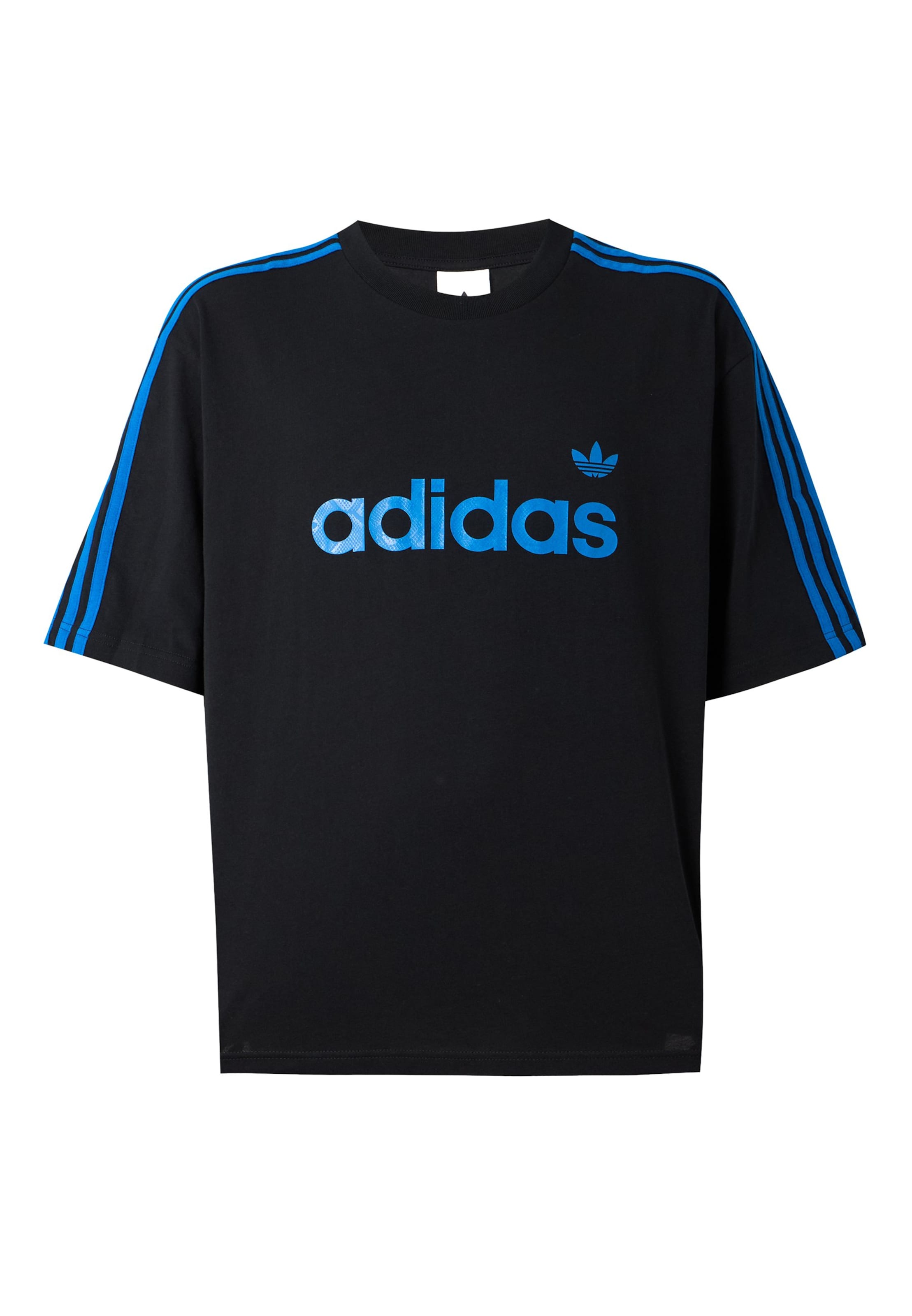 ADIDAS ORIGINALS Shirt in Black: front