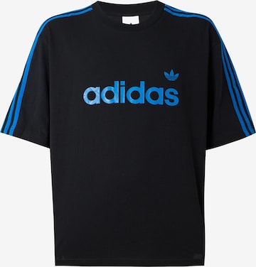 ADIDAS ORIGINALS Shirt in Black: front
