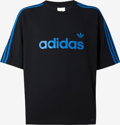 XXS-XS dydžio Marškinėliai iš ADIDAS ORIGINALS, spalva – kobalto mėlyna / juoda, Prekių apžvalga