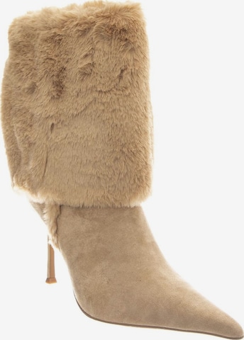 Jeffrey Campbell Kozaki 'FENNEC-F Beige Suede' w kolorze beżowy: przód