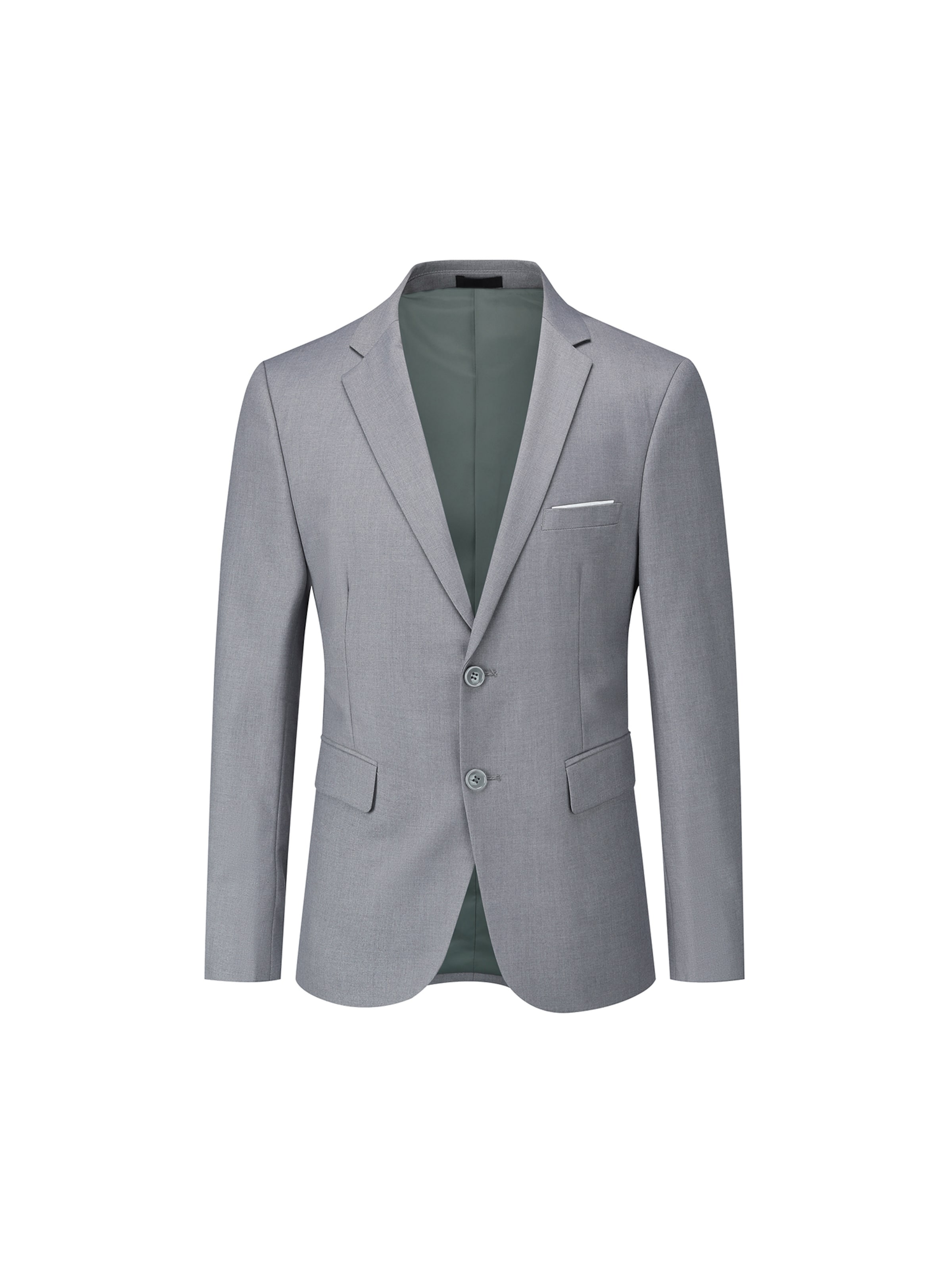 Youthup Suit Jacket in Grey: front