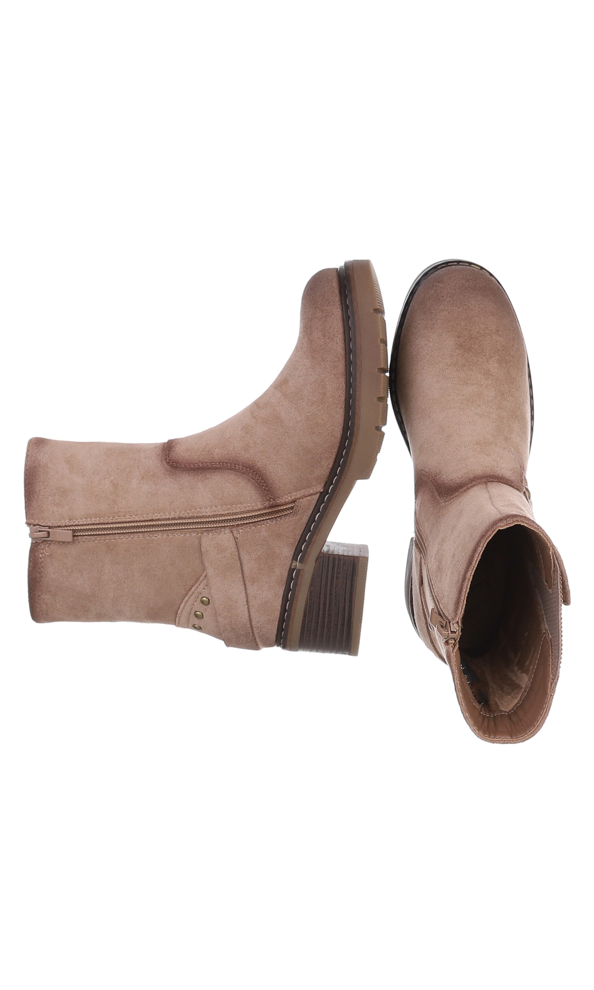Ital-Design Stiefelette in Braun