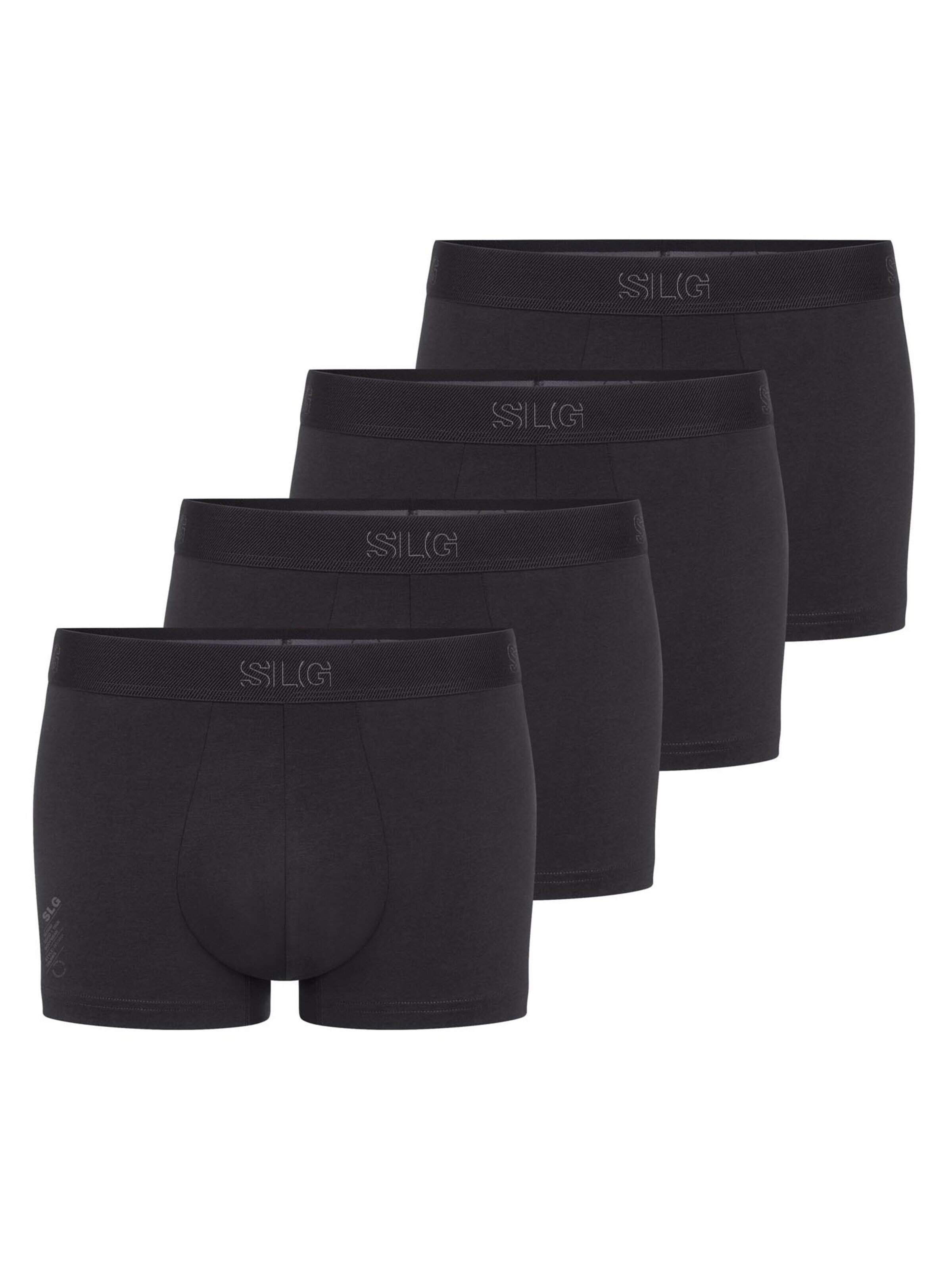 SLOGGI Boxershorts 'SLG Base'‌‌‌‌‌‌‌‌ in Schwarz: Vorderseite