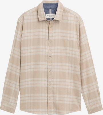 TOM TAILOR Regular fit Overhemd in Beige: voorkant