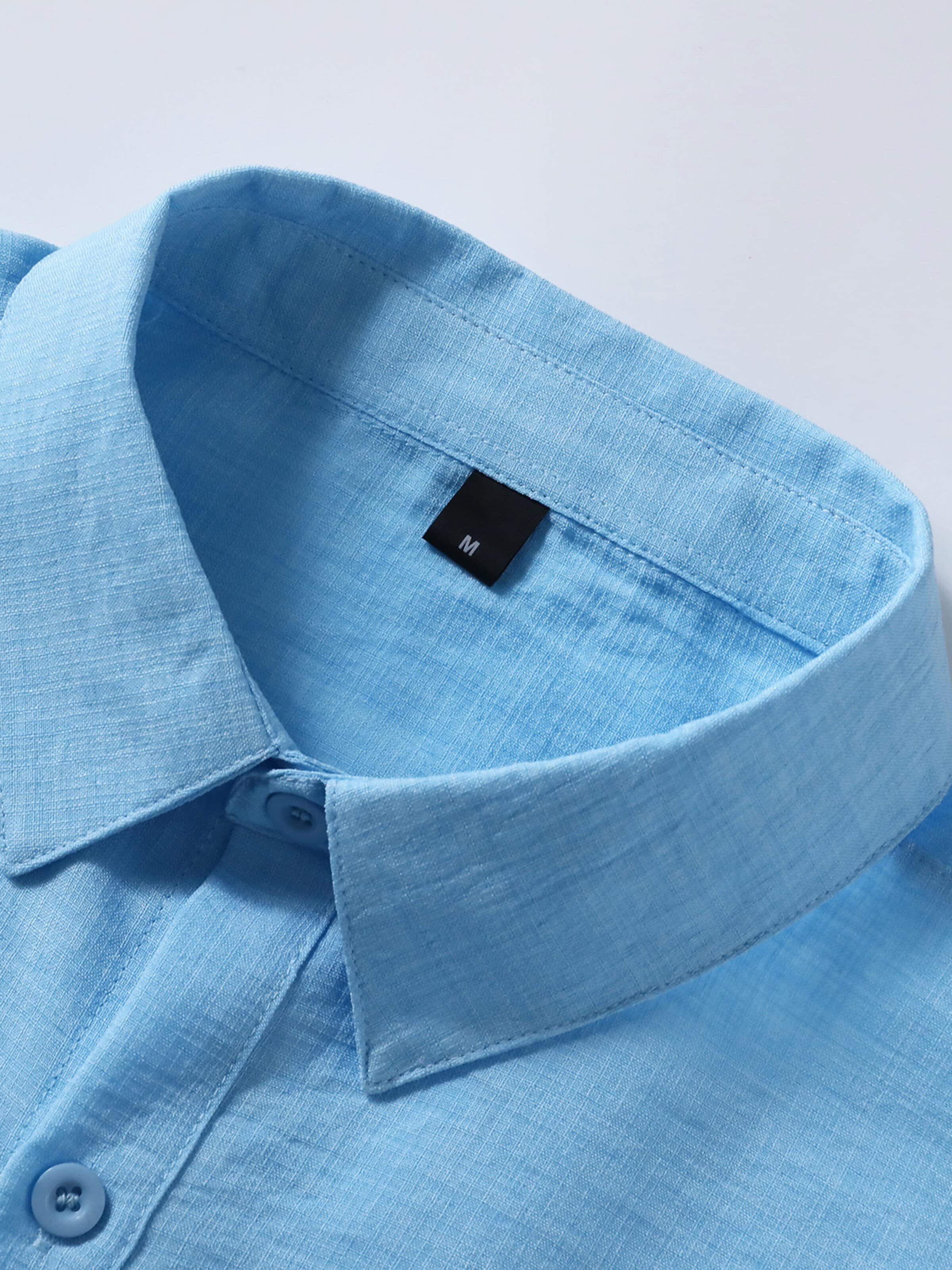 ALLTHEMEN Comfort Fit Hemd 'Leichtmut'‌‌ in Blau