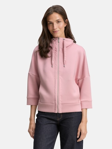 TOM TAILOR Sweatvest in Roze: voorkant