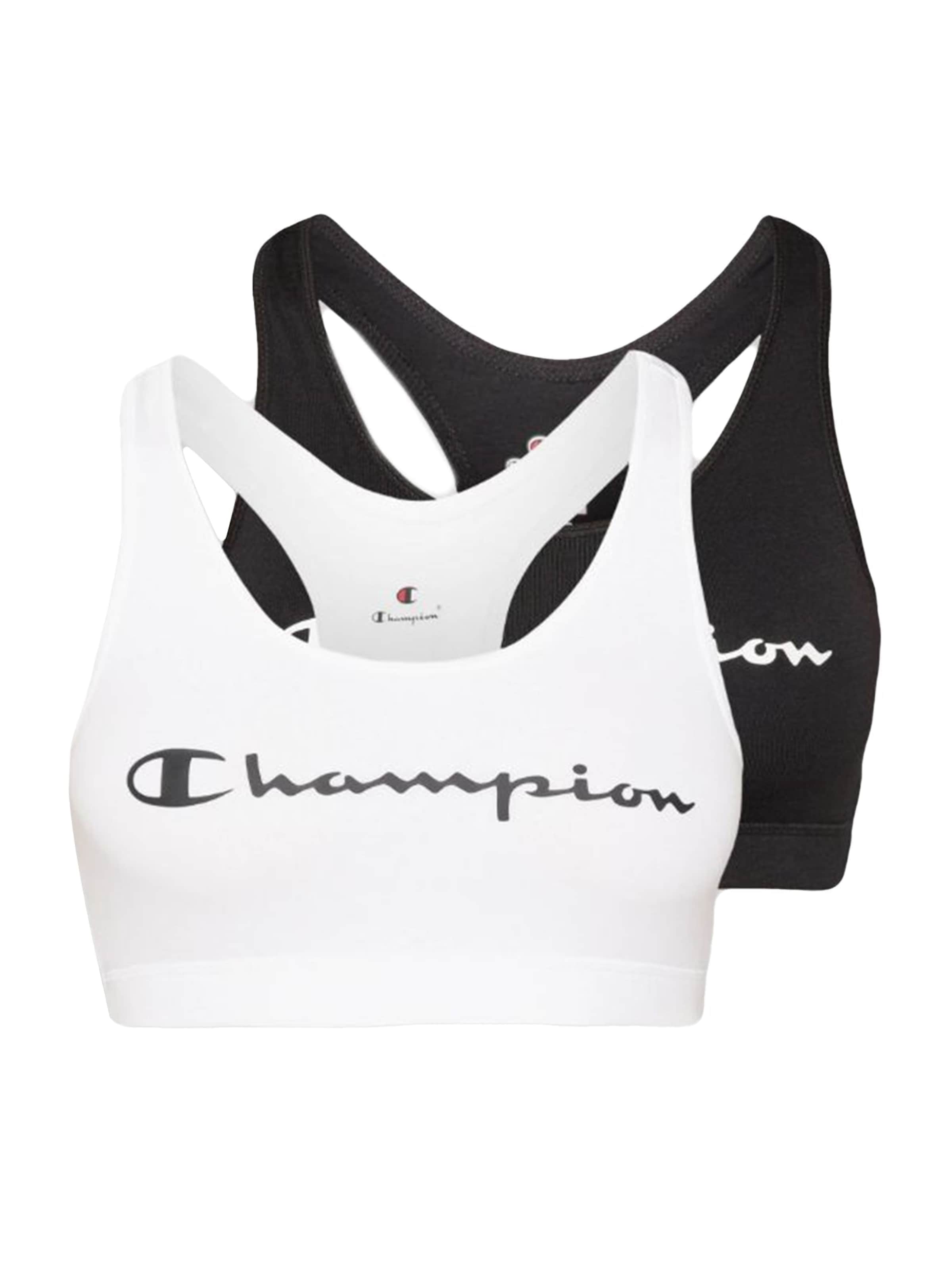 Classico Reggiseno sportivo '2-PACK BRA WHITE' di Champion in bianco: frontale