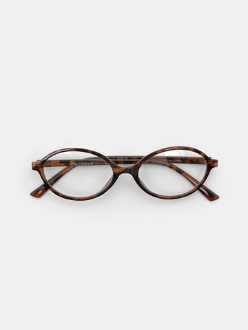 Pull&Bear Okulary przeciwsłoneczne w kolorze brązowy
