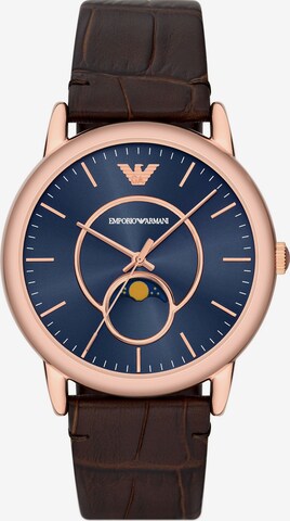 Emporio Armani Uhr in Blau: predná strana