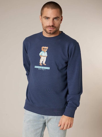 Deeluxe Sweatshirt in Blauw: voorkant