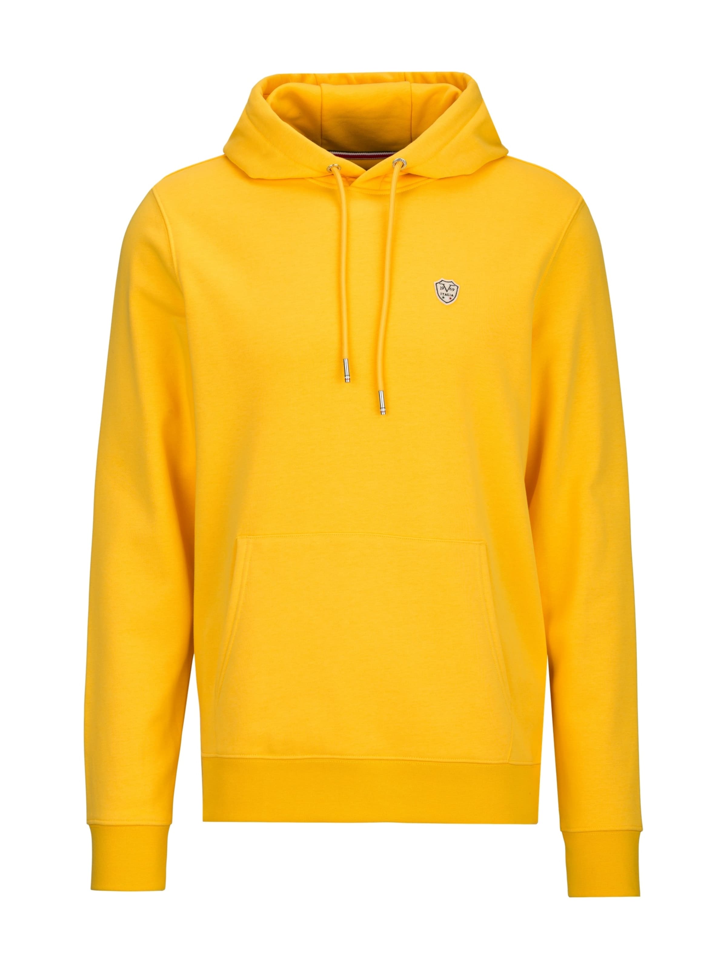 19V69 ITALIA Sweatshirt 'Matteo' in Geel: voorkant
