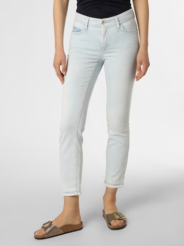 Cambio Regular Jeans in Blauw: voorkant