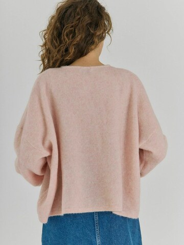 NORR Knit Cardigan 'Halli' in Pink