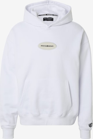 ROCAWEAR Sweatshirt 'Simpleroc' in White: front