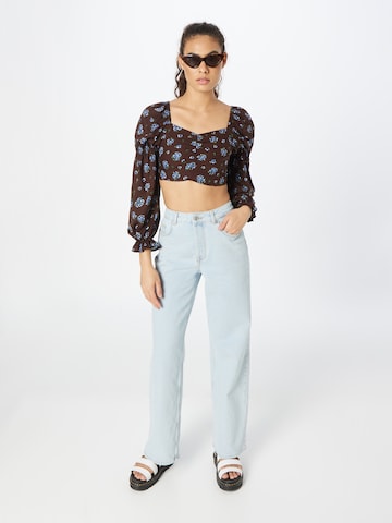 Monki Blouse in Brown