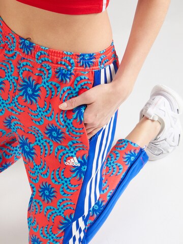 Tapered Pantaloni sportivi 'Farm Tiro PT' di ADIDAS SPORTSWEAR in rosso