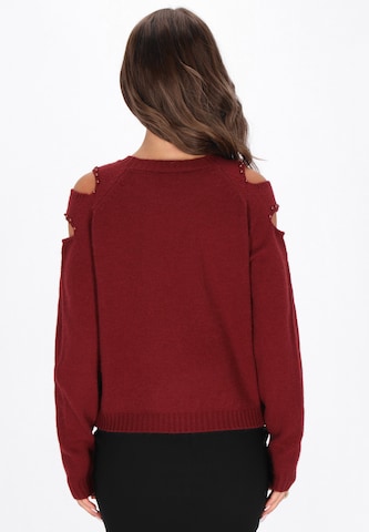 Pull-over faina en rouge