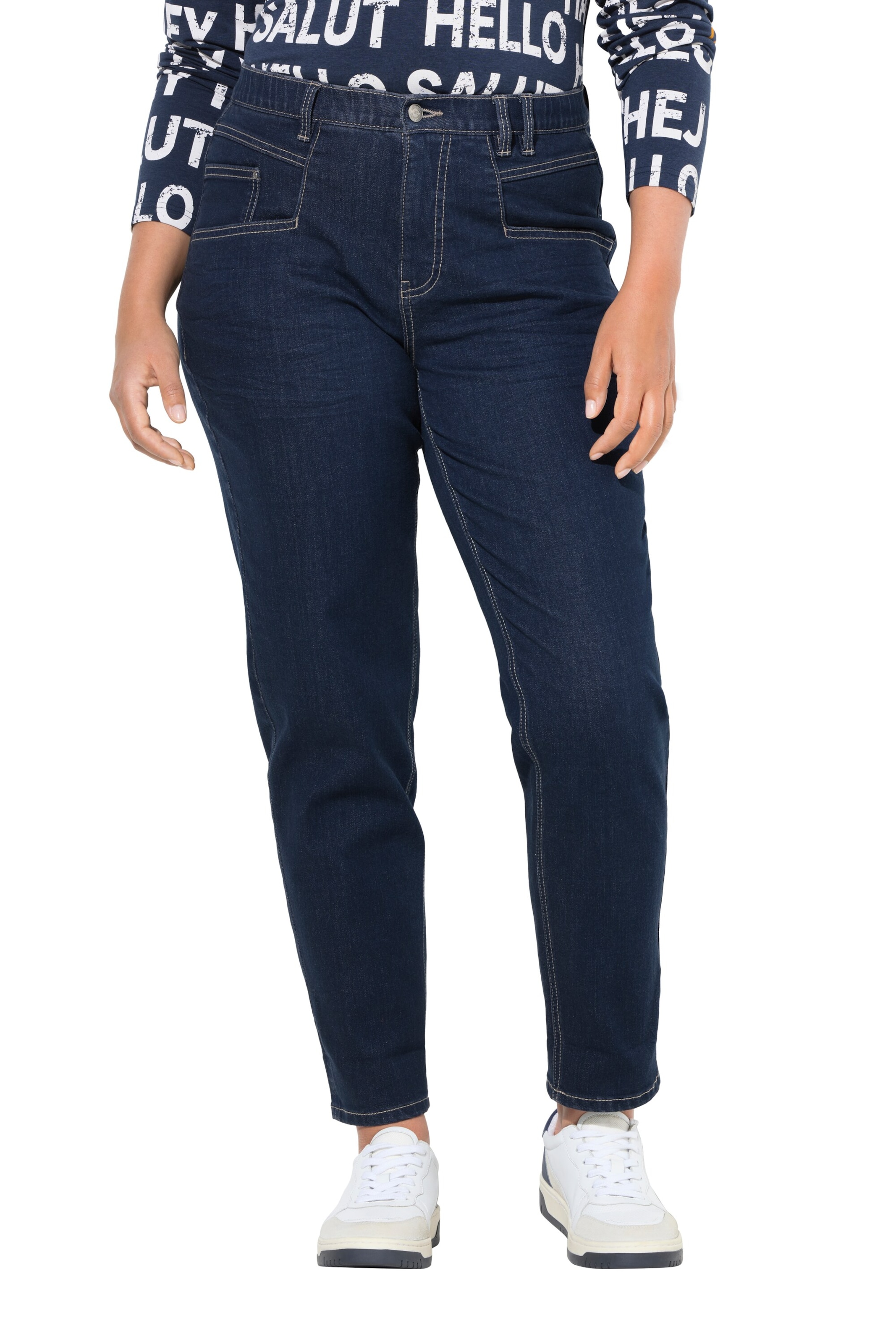 LAURASØN Slimfit Jeans in Blau: Vorderseite