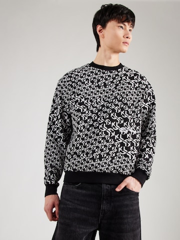 KARL LAGERFELD JEANS Sweatshirt in Schwarz: Vorderseite