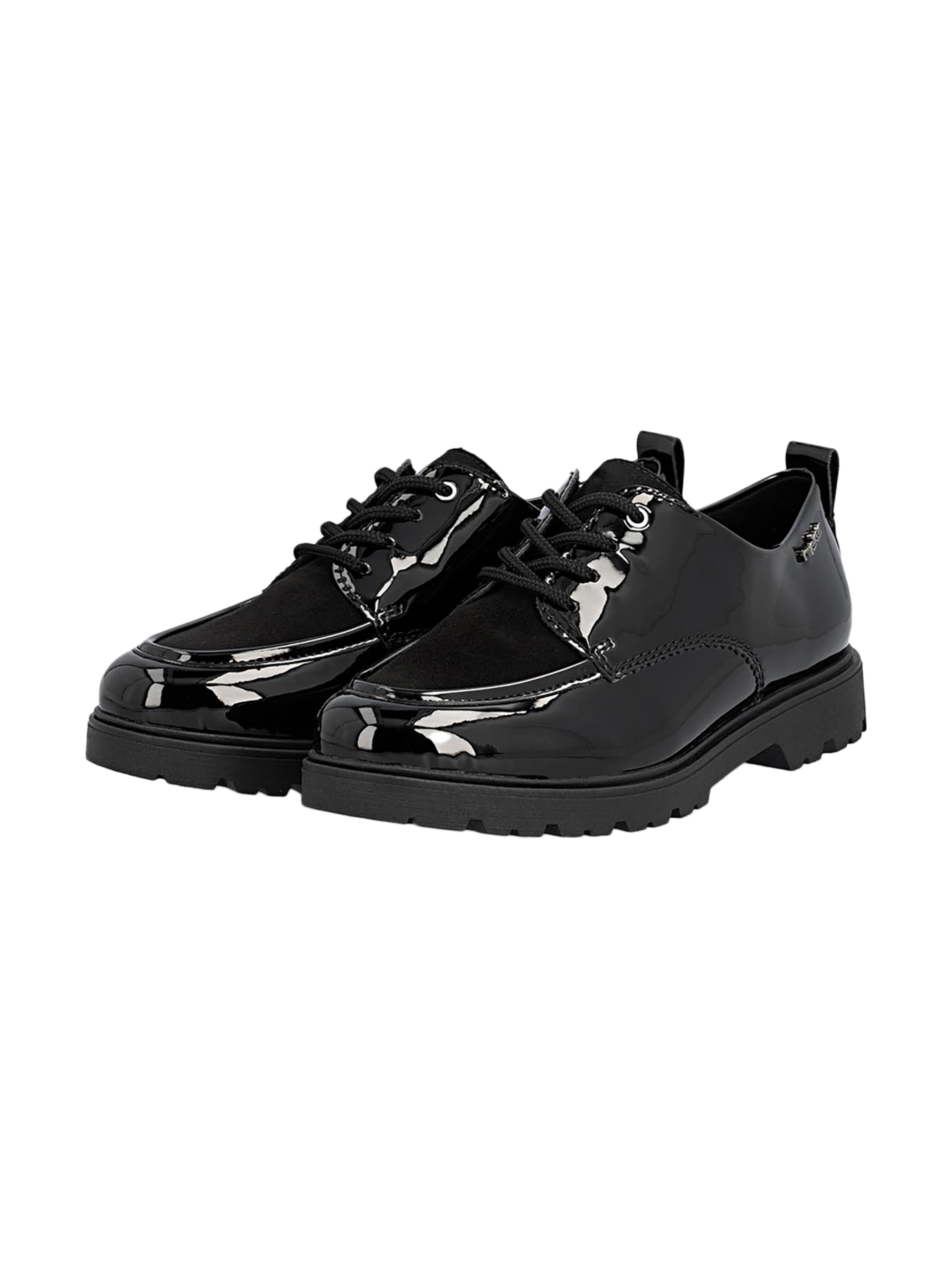 Scarpa stringata di Rieker in nero