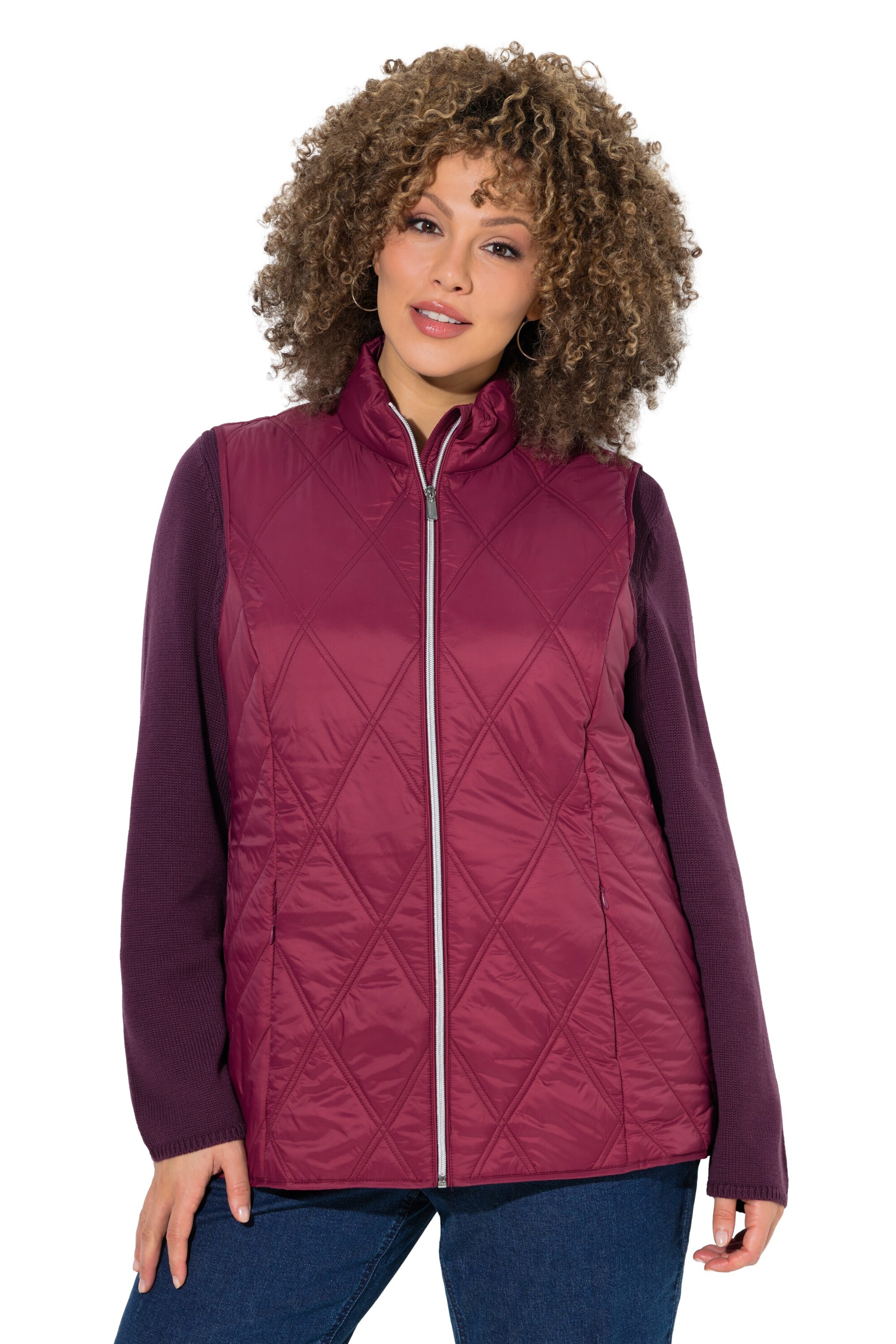 Ulla Popken Vest in Red: front