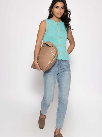 SASSYCLASSY Strickweste‌‌‌‌‌ in Blau