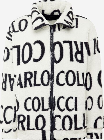 Carlo Colucci Přechodná bunda – bílá: přední strana