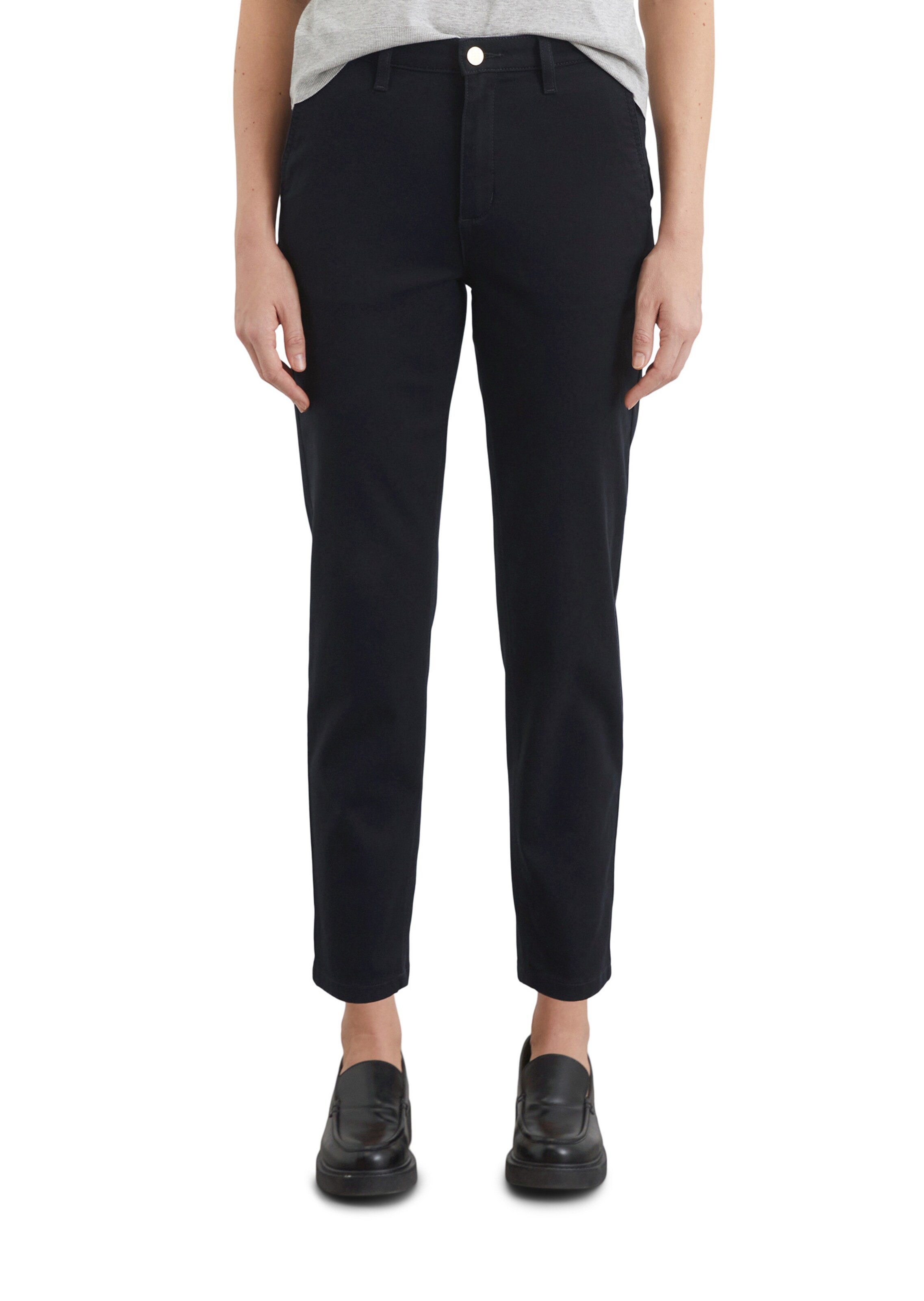 Marc O'Polo Slimfit Broek in Blauw: voorkant