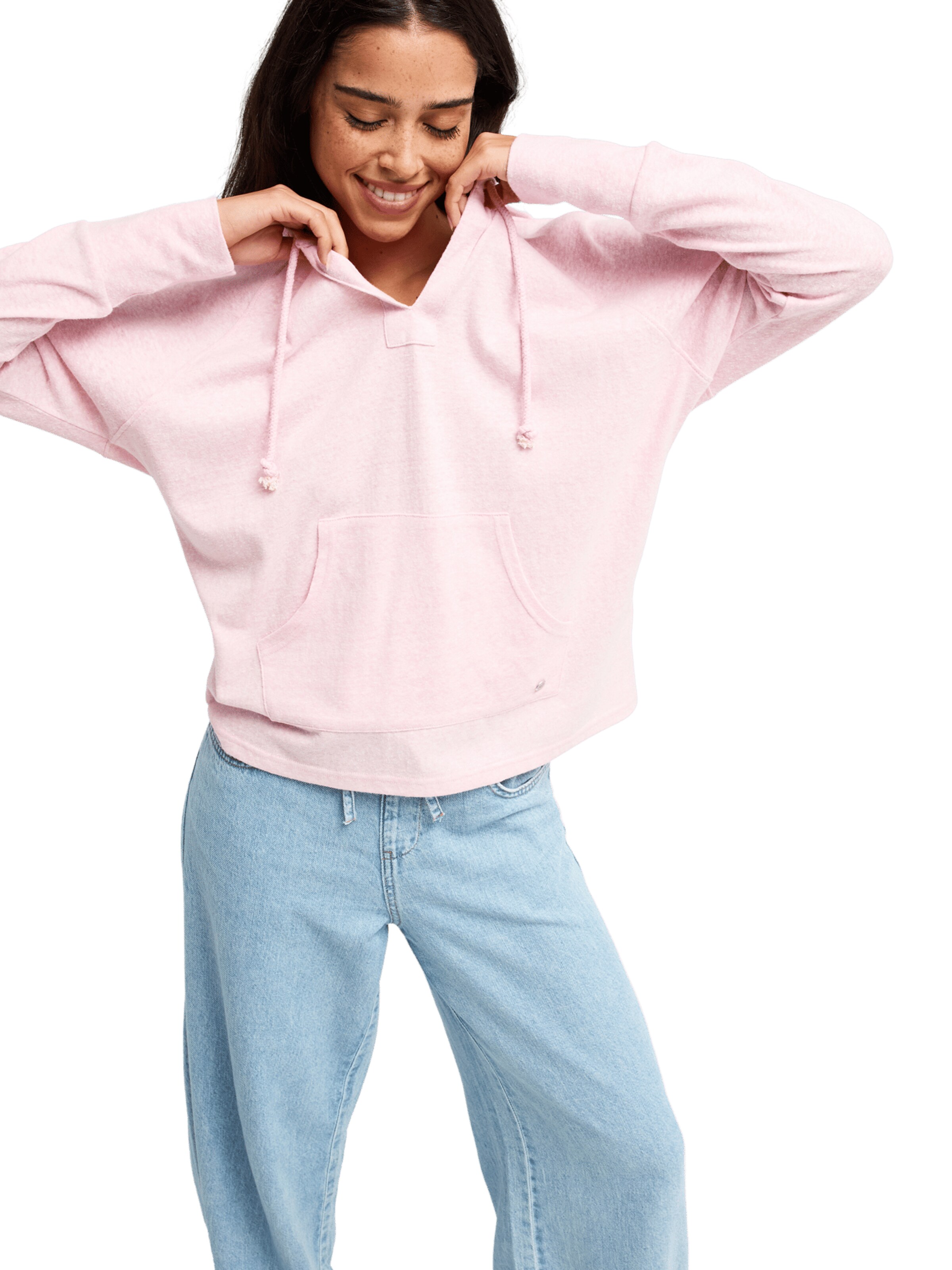 ROXY Shirt 'Destination Surf' in Pink: front