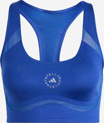 ADIDAS BY STELLA MCCARTNEY Sports Bra 'TruePurpose Power Impact' in Blue: front