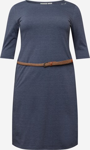Ragwear Plus Šaty 'TAMILA' – modrá: přední strana