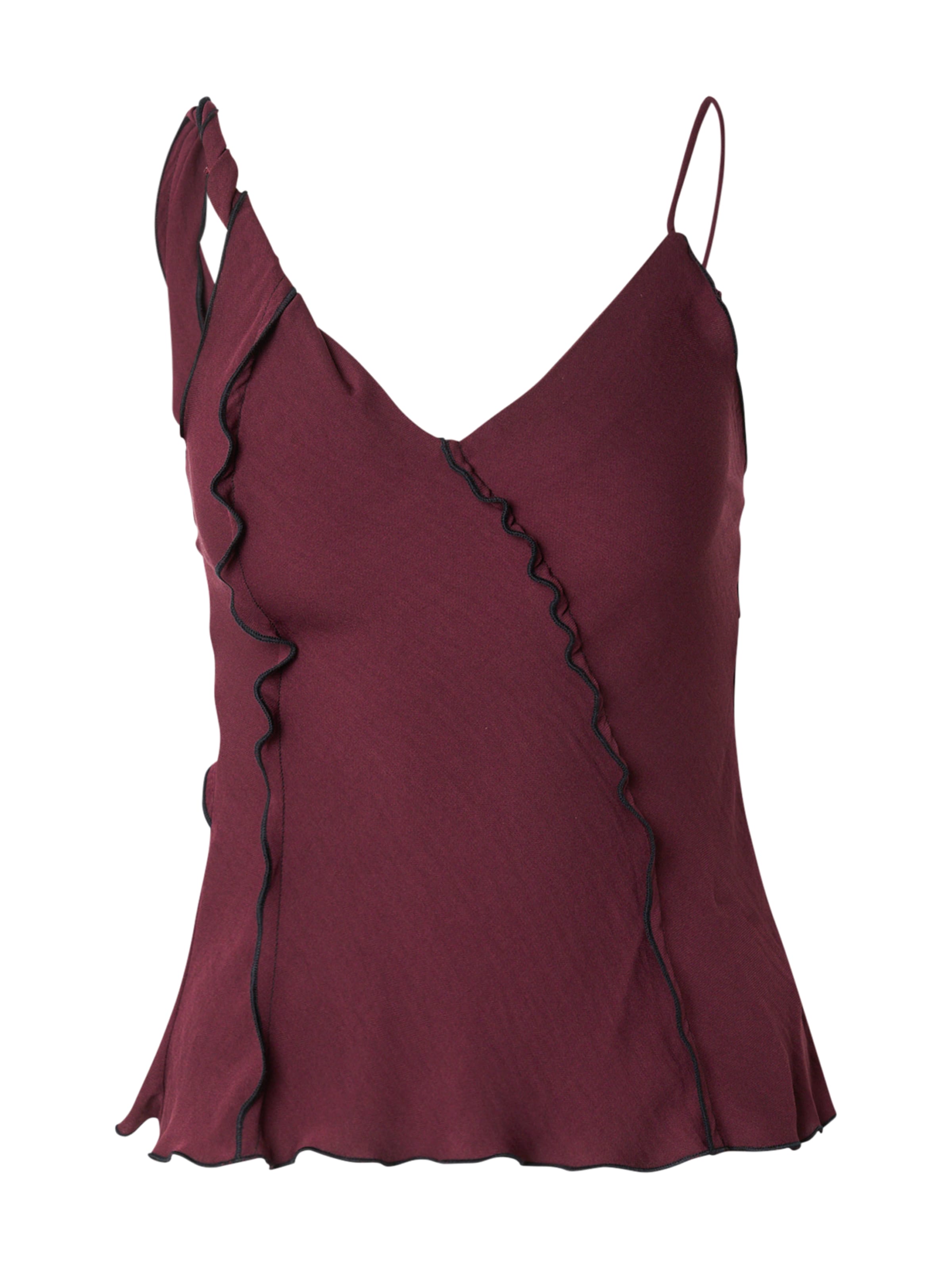 TOPSHOP Τοπ σε κόκκινο: μπροστά