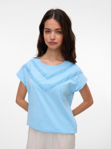 VERO MODA Shirt 'VMPanna' in Blauw: voorkant