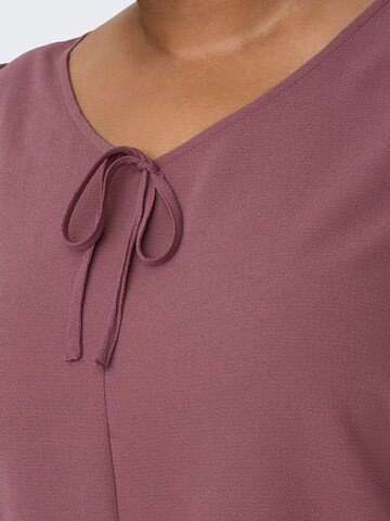 T-shirt ONLY Carmakoma en rose