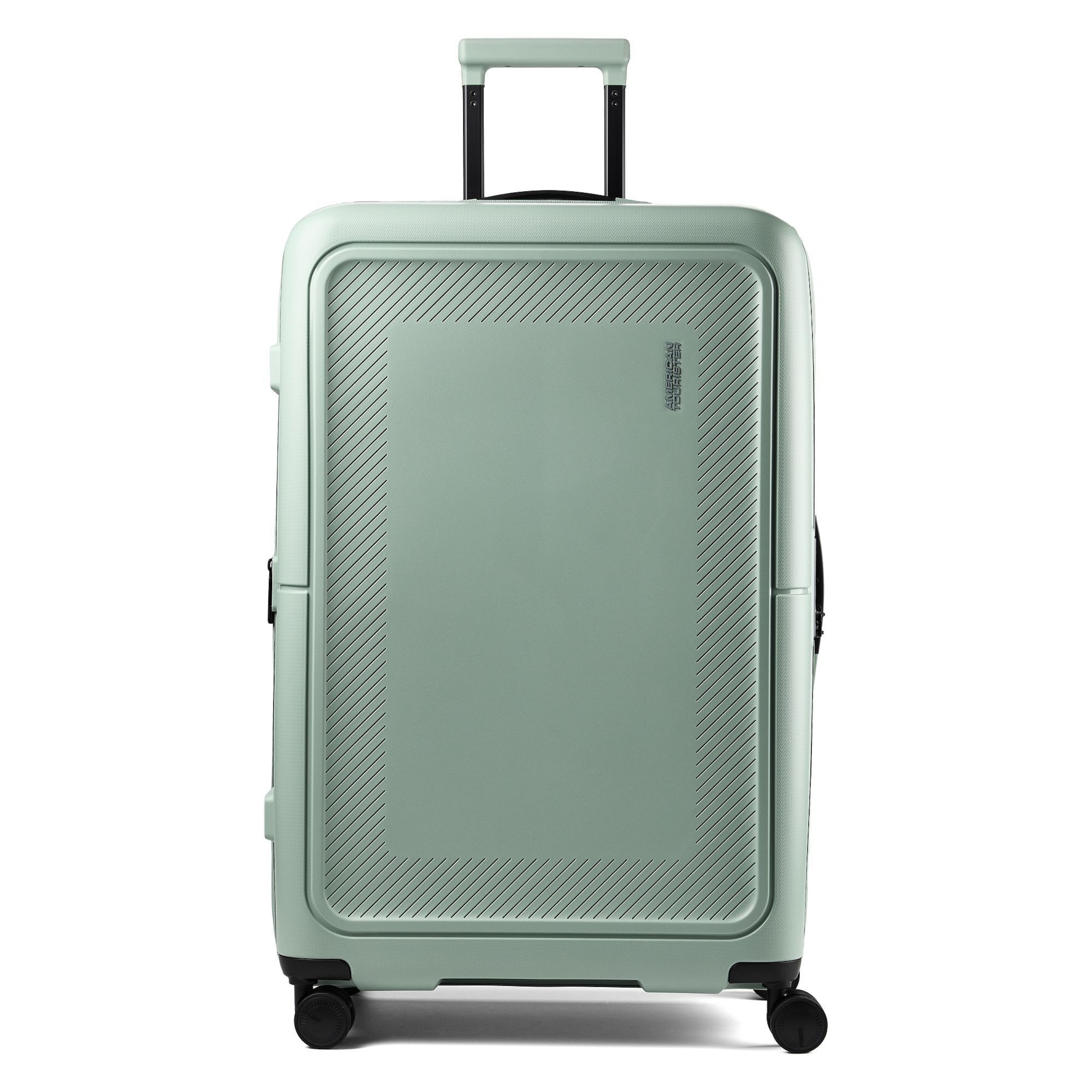 American Tourister Trolley 'Dashpop' in Groen: voorkant