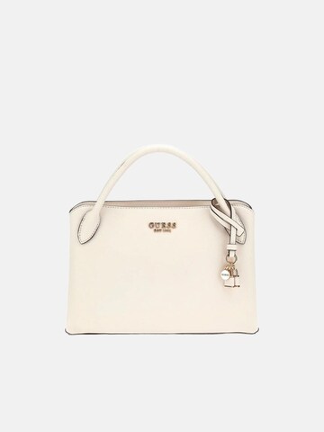 balta GUESS Rankinė su ilgu dirželiu 'Guess Bandoulière Bramina Small Off White'
