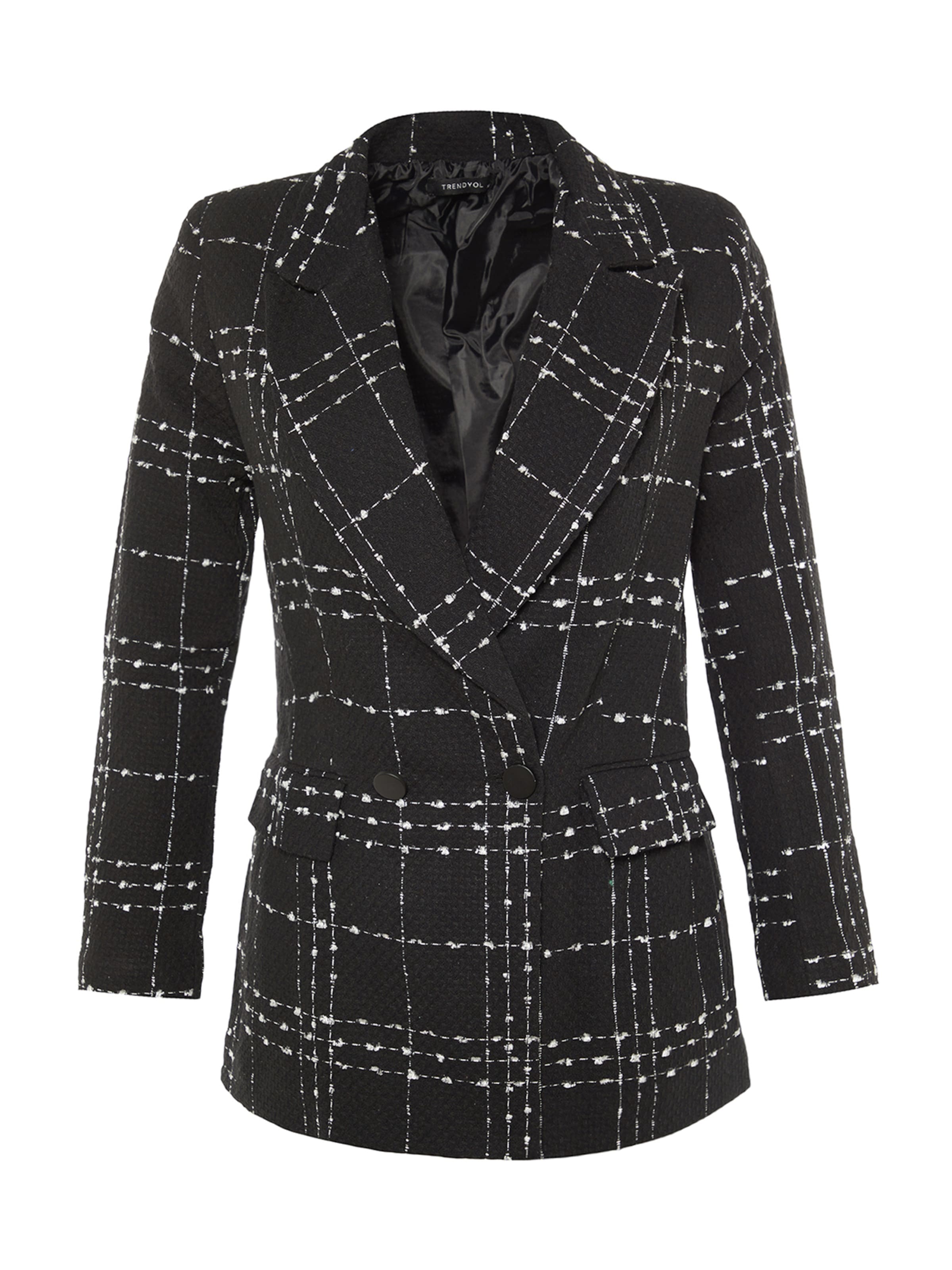 Trendyol Blazer in Black: front