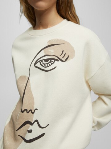 Pull&Bear Sweatshirt in White