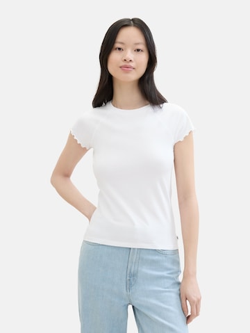 TOM TAILOR DENIM Shirt in White