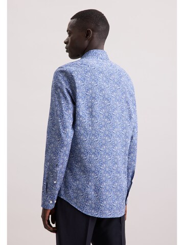 Coupe regular Chemise business SEIDENSTICKER en bleu