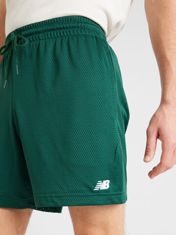 new balance Normalny krój Spodnie w kolorze zielony